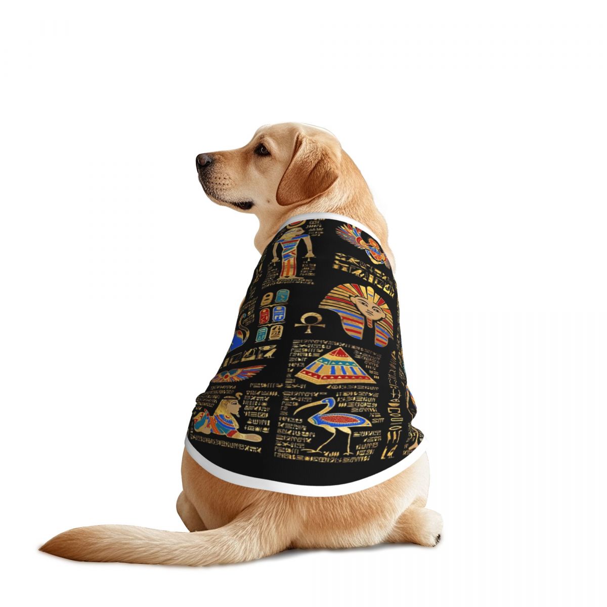 Pet Supplies Egypt - Egyptian Hieroglyphs And Deities Pet Vests