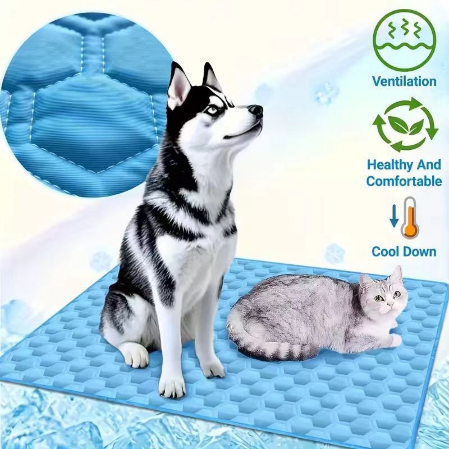 Summer Pet Cooling Mat Breatha - огляд і ціна Pet Supplies Dog Wash