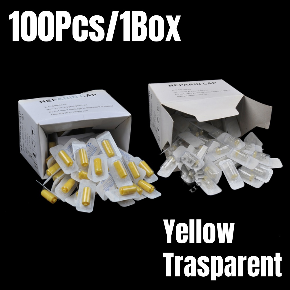 100Pcs/Box Heparin Cap IV Disp - огляд і ціна Pet Supplies For Dogs