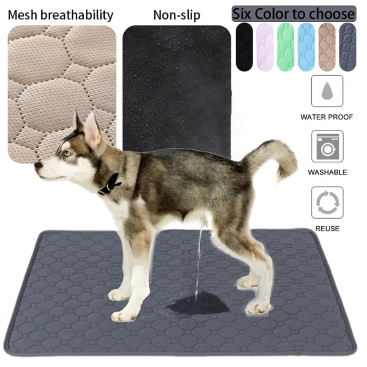 Dog Pee Pad Reusable Washable  - огляд і ціна Pet Supplies Dog Wash
