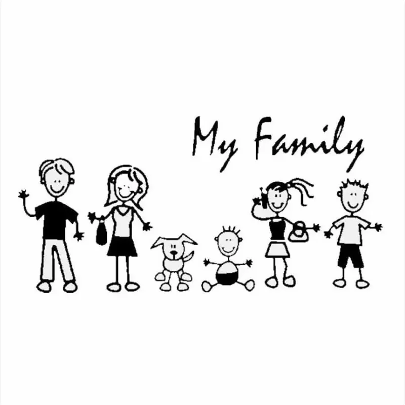 Car Sticker Family Stick Figur - огляд і ціна Pet Supplies For Dogs