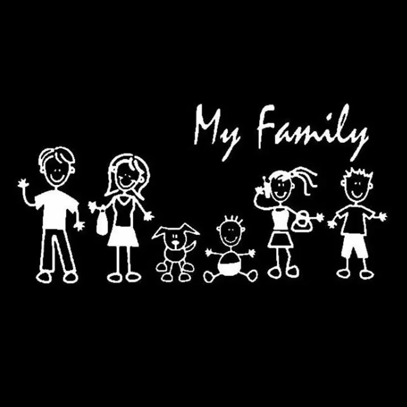 Car Sticker Family Stick Figur - огляд і ціна Pet Supplies For Dogs