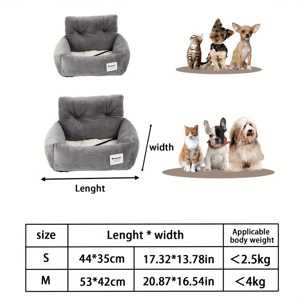 Car Bed Dog Sofa Large Dogs Sm - огляд і ціна Pet Supplies Dog Wash