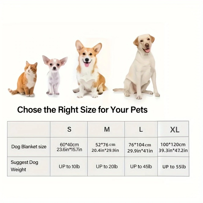 3PCS Soft Fluffy Pet Blanket C - огляд і ціна Pet Supplies For Dogs