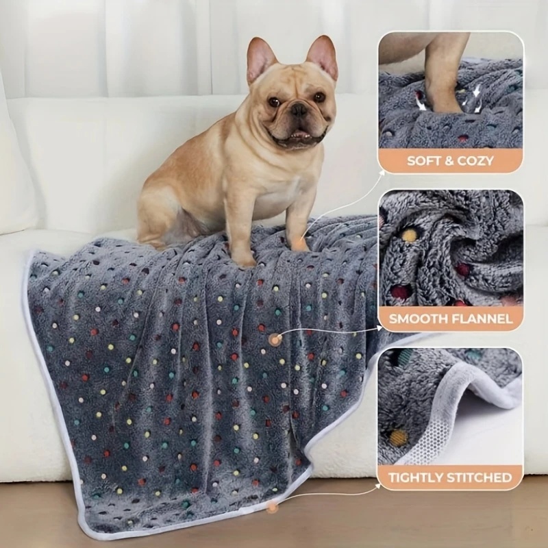 3PCS Soft Fluffy Pet Blanket C - огляд і ціна Pet Supplies For Dogs